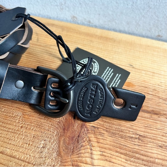 Filson Women’s Braided Workshop Belt | Horween Leather | made in USA - Picture 3 of 10